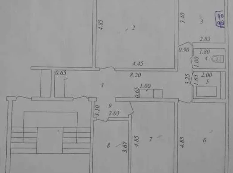 Квартира 4 комнаты 100 м² Ташкент, Узбекистан