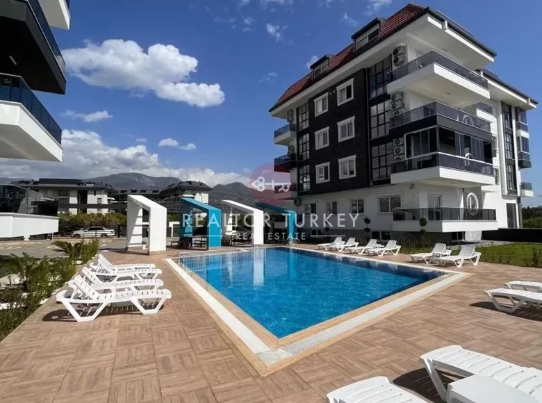 Квартира 1 комната 80 м² Алания, Турция