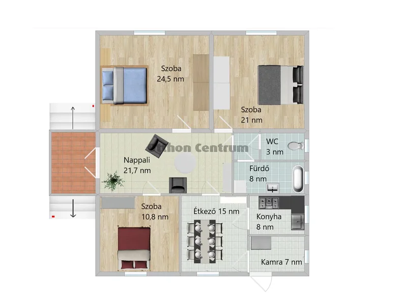 Дом 4 комнаты 120 м² Szalkszentmarton, Венгрия