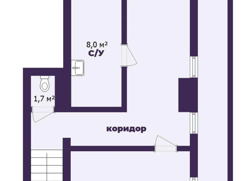 2 room apartment 139 m² Minsk, Belarus