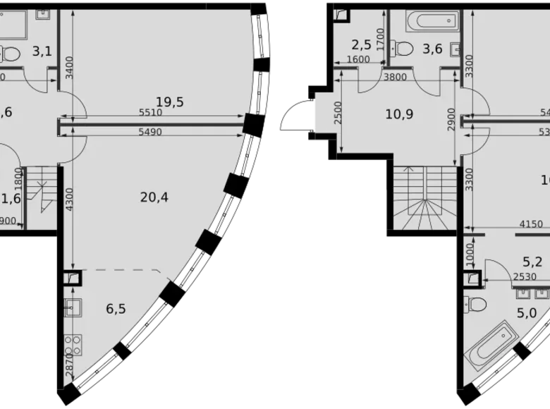 Appartement 4 chambres 127 m² Moscou, Russie