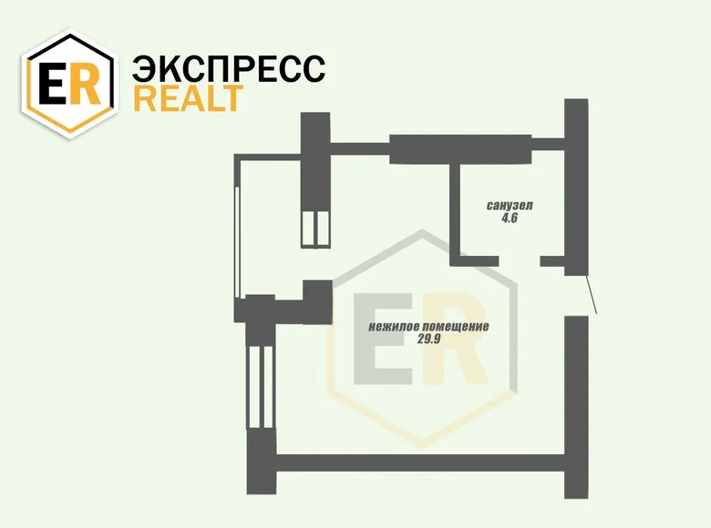 Geschäft 38 m² Brest, Belarus