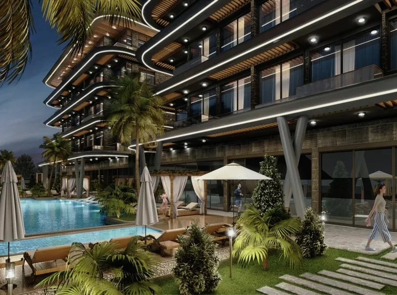 Mieszkanie 3 pokoi 170 m² Alanya, Turcja