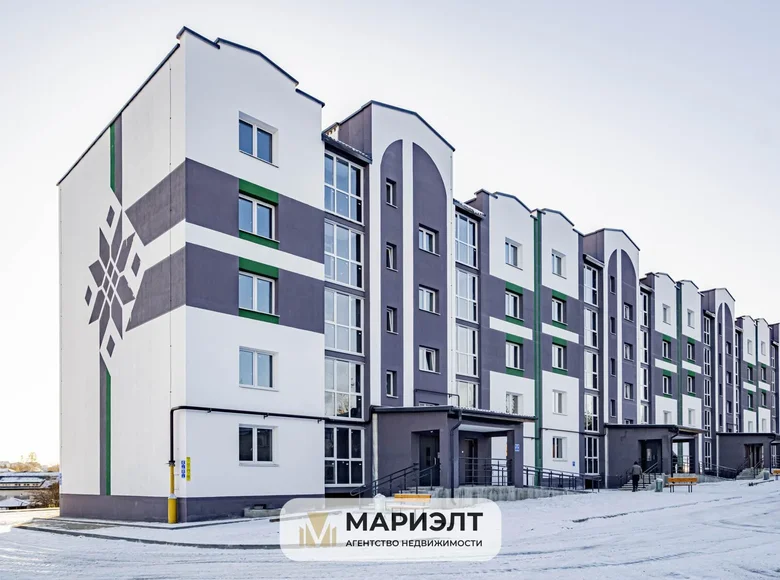 2 room apartment 60 m² Chaciežyna, Belarus