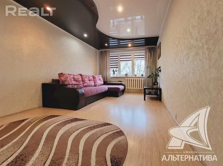 2 room apartment 49 m² Brest, Belarus