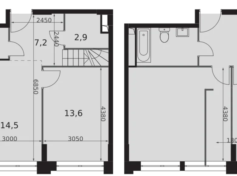 Mieszkanie 4 pokoi 98 m² North-Western Administrative Okrug, Rosja