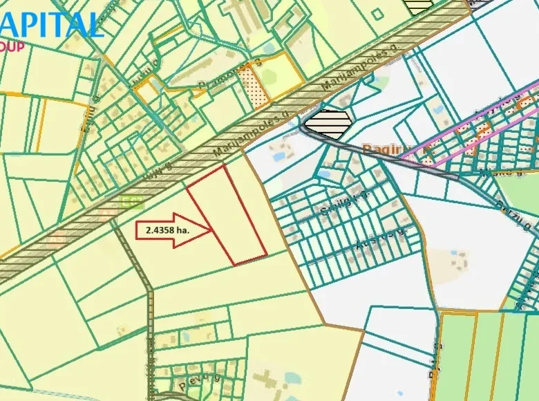 Grundstück  Kaunas, Litauen
