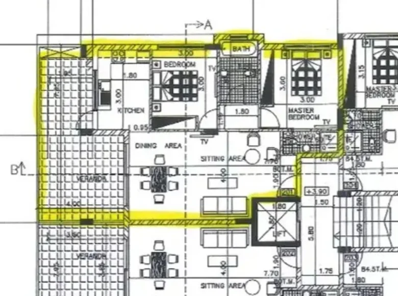 Квартира 2 спальни 174 м² муниципалитет Лимасол, Кипр