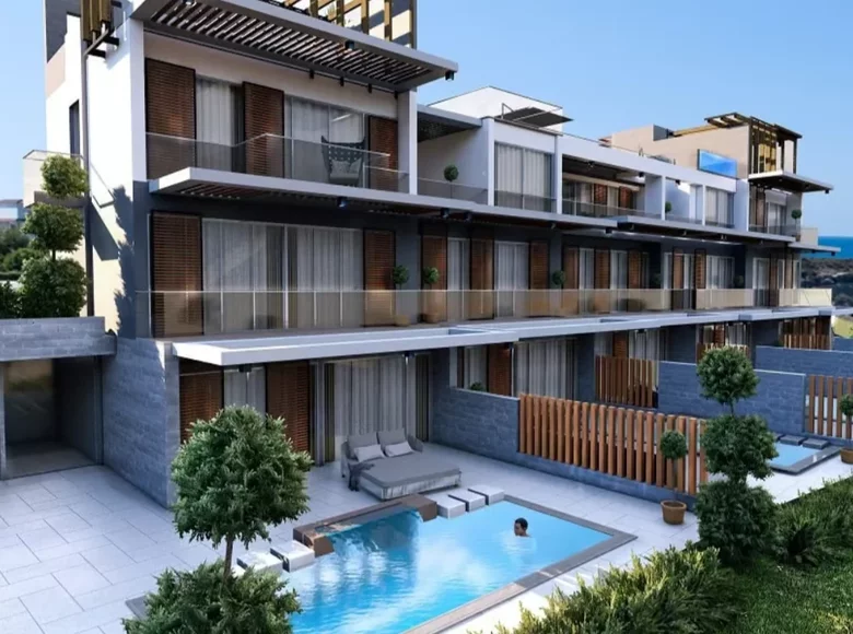 2 bedroom penthouse 80 m² Kyrenia, Northern Cyprus