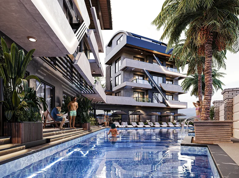 1 bedroom apartment 55 m² Alanya, Turkey