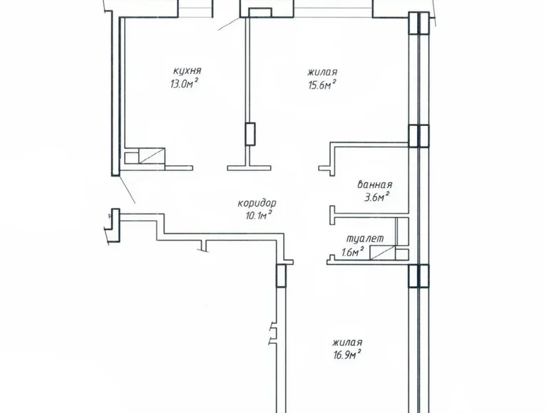 Apartamento 2 habitaciones 64 m² Minsk, Belarús