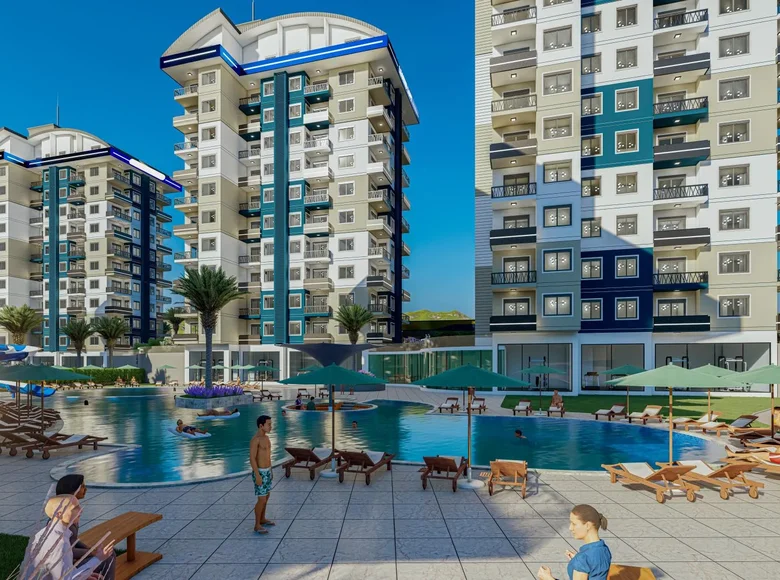 Mieszkanie 1 pokój 51 m² Alanya, Turcja