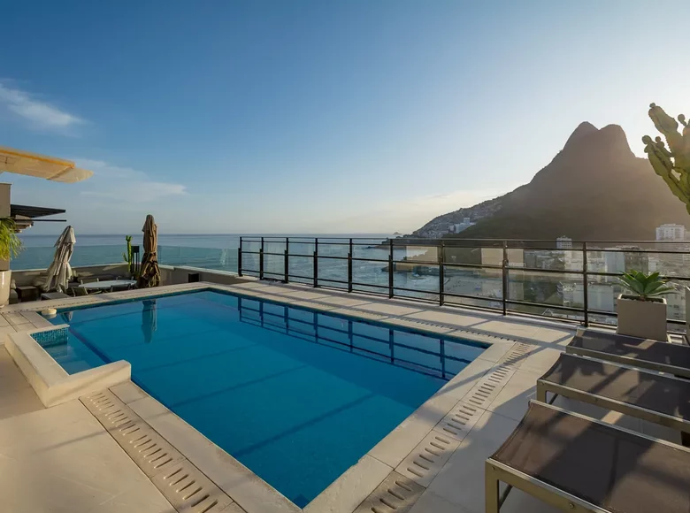 Penthouse 4 pokoi 420 m² Regiao Geografica Imediata do Rio de Janeiro, Brazylia