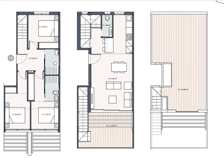 Mieszkanie 4 pokoi 98 m² Guardamar del Segura, Hiszpania