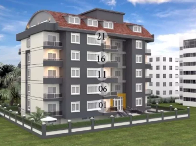 Mieszkanie 2 pokoi 56 m² Mahmutlar, Turcja