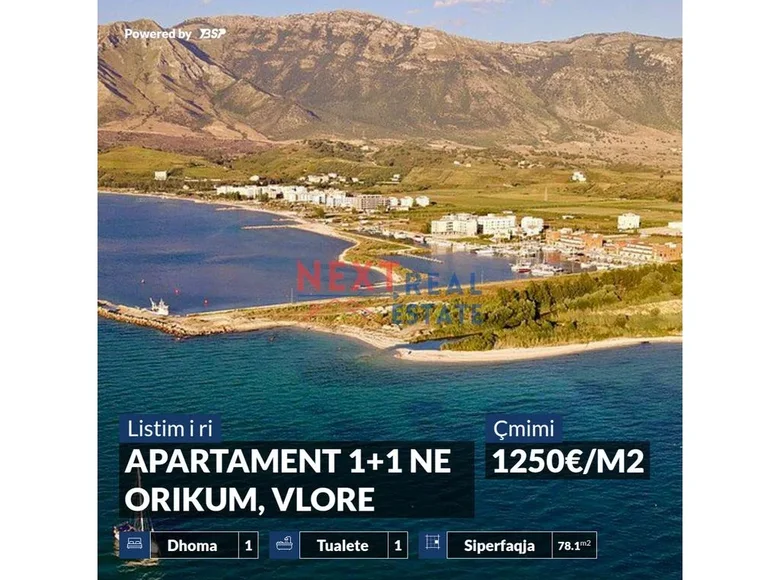 Apartamento 2 habitaciones 66 m² Orikum, Albania