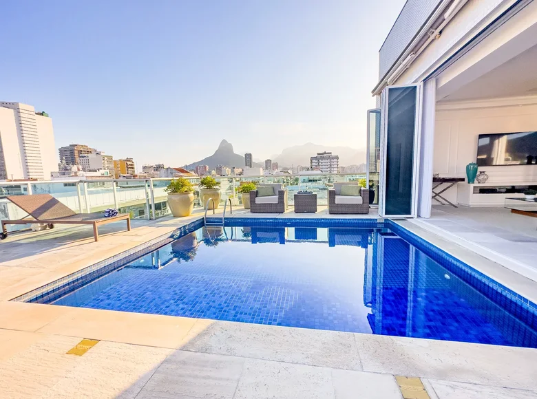 Penthouse 4 pokoi 393 m² Regiao Geografica Imediata do Rio de Janeiro, Brazylia