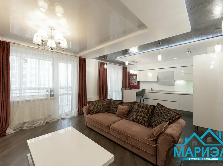 Квартира 1 комната 57 м² Минск, Беларусь