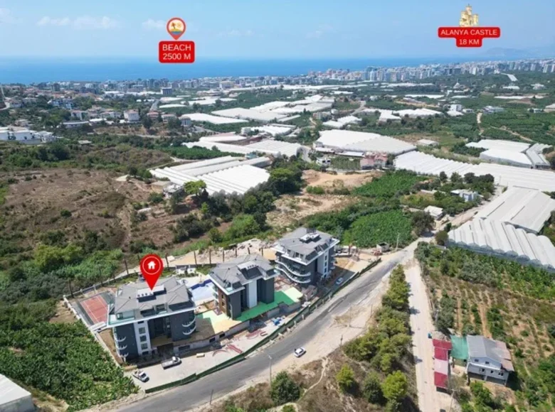 Квартира 1 спальня 55 м² Средиземноморский регион, Турция
