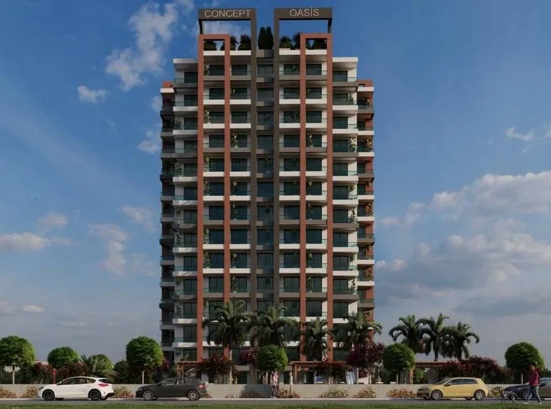 Appartement 1 chambre 33 m² Mezitli, Turquie
