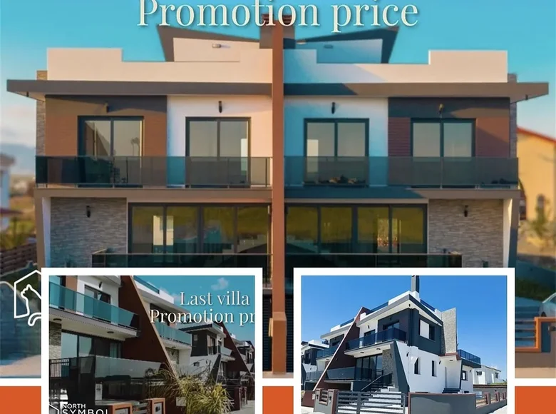 Bliźniak 4 pokoi 410 m² Perivolia tou Trikomou, Cypr Północny