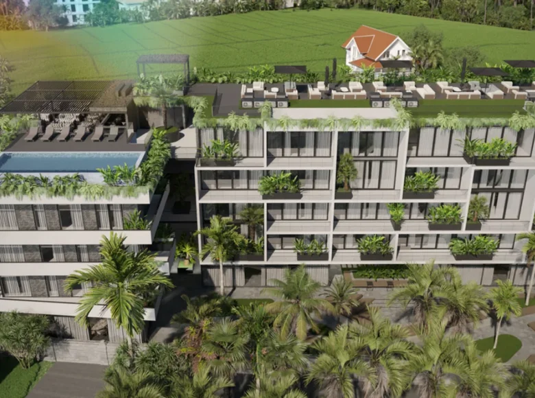 Квартира 1 комната 33 м² Canggu, Индонезия