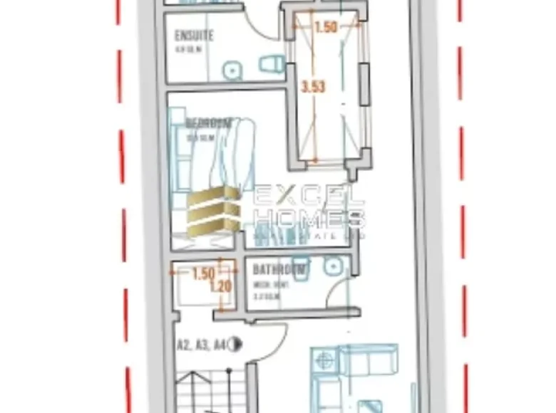 Apartamento 3 habitaciones  Marsascala, Malta