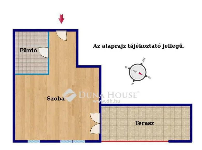 Mieszkanie 40 m² Kehidakustany, Węgry