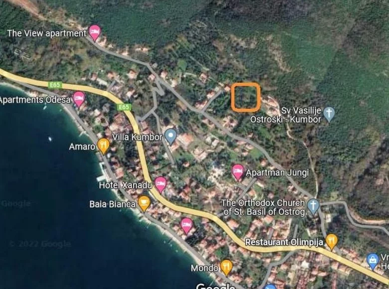 Land 1 929 m² Igalo, Montenegro