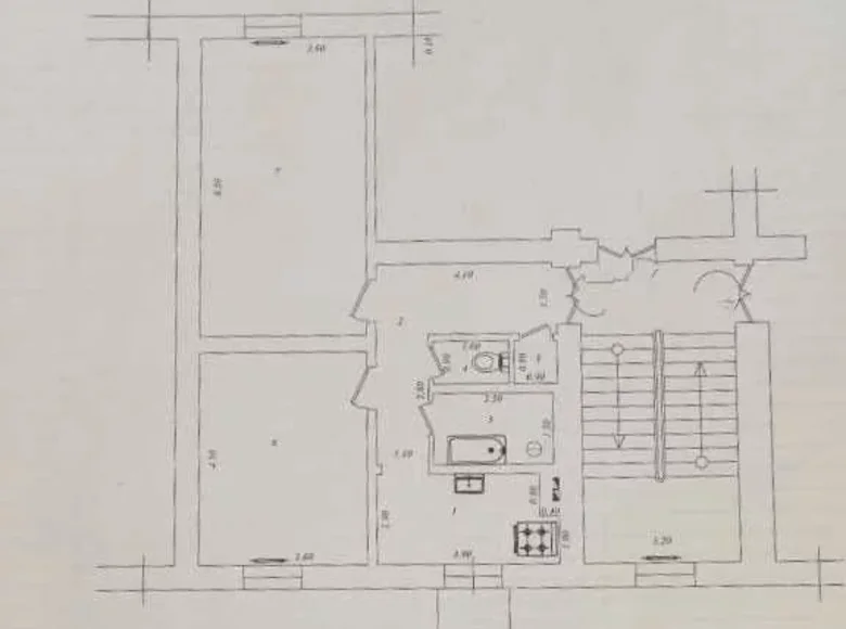 Квартира 2 комнаты 62 м² Ташкент, Узбекистан