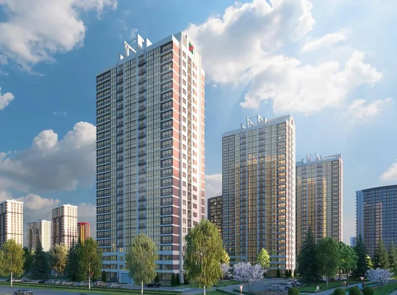 Квартира 1 комната 47 м² Минск, Беларусь