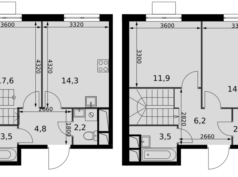 Appartement 3 chambres 81 m² Razvilka, Fédération de Russie