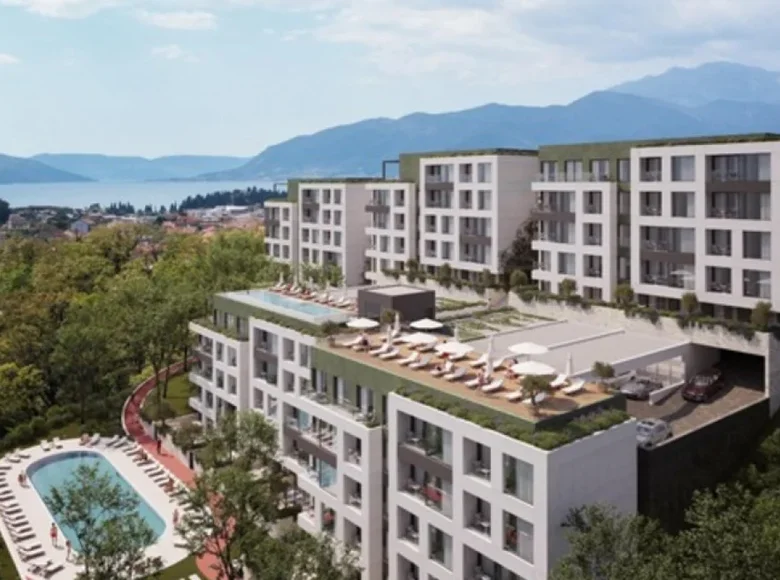 Mieszkanie 1 pokój 46 m² Tivat, Czarnogóra