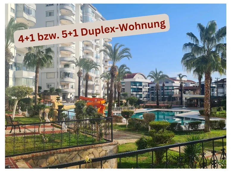 Appartements à plusieurs niveaux 6 chambres 260 m² Alanya, Turquie