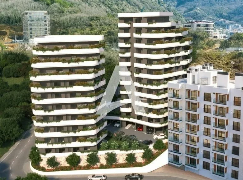 2 bedroom apartment 65 m² Becici, Montenegro