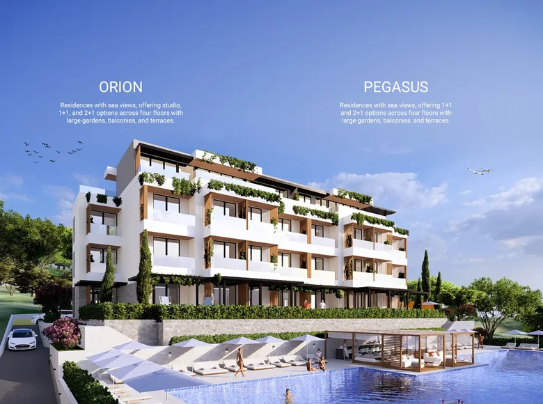 Квартира 2 комнаты 44 м² Кумбор, Черногория