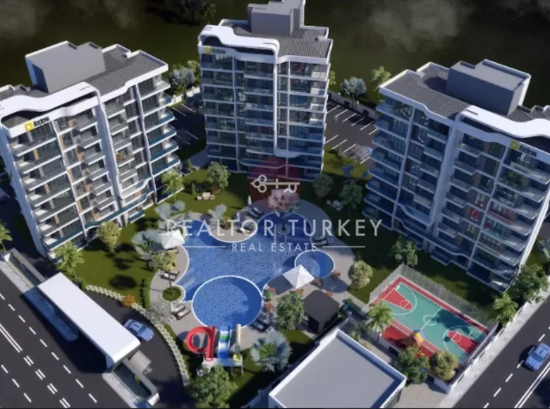 1 bedroom apartment 72 m² Yenbey, Turkey