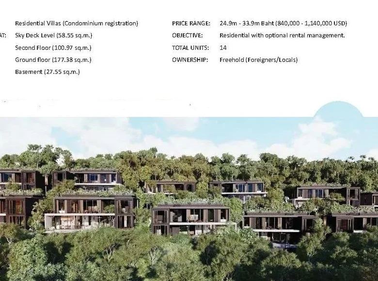 Willa 3 pokoi 362 m² Phuket, Tajlandia