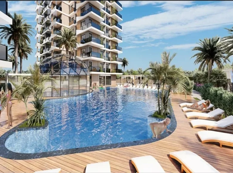 2 bedroom apartment 80 m² Alanya, Turkey