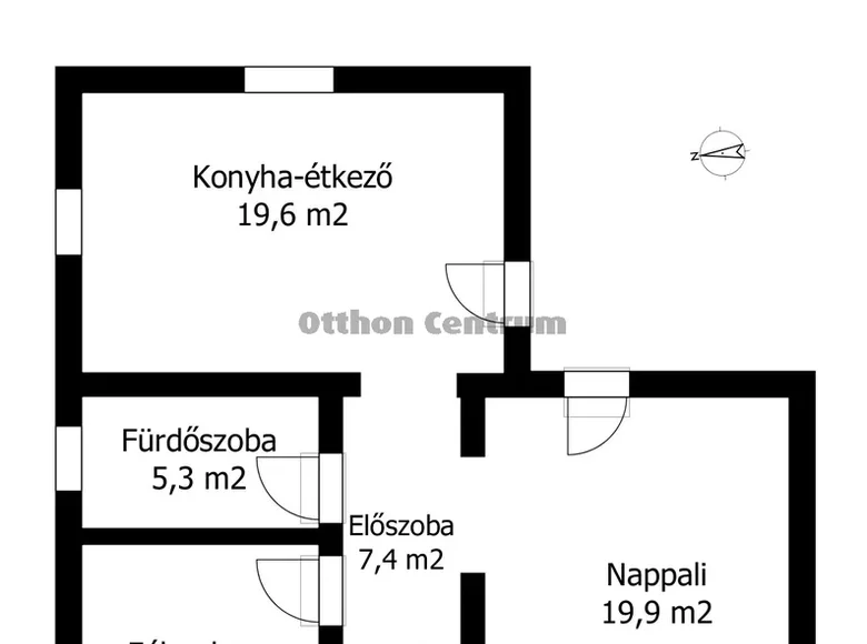 Dom 2 pokoi 64 m² Szoked, Węgry