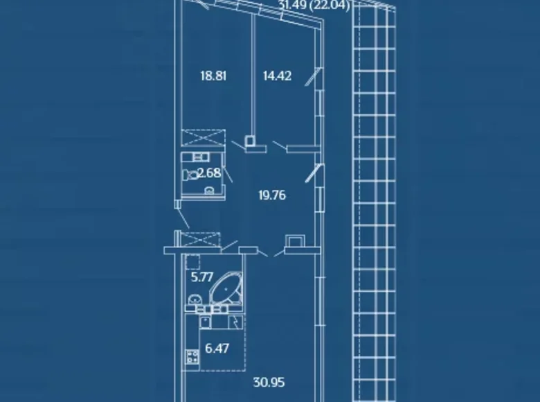 3 bedroom apartment 147 m² Minsk, Belarus