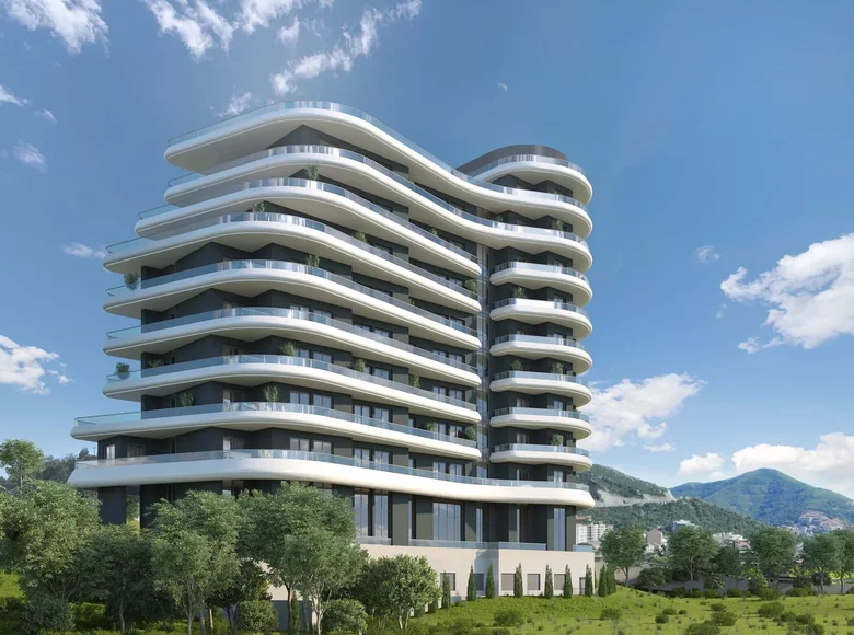 Apartamento 1 habitacion 36 m² Becici, Montenegro