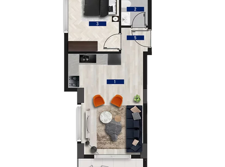 Apartamento 3 habitaciones 70 m² en Alanya, Turquía