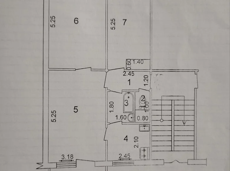 Kvartira 3 xonalar 67 m² Toshkentda