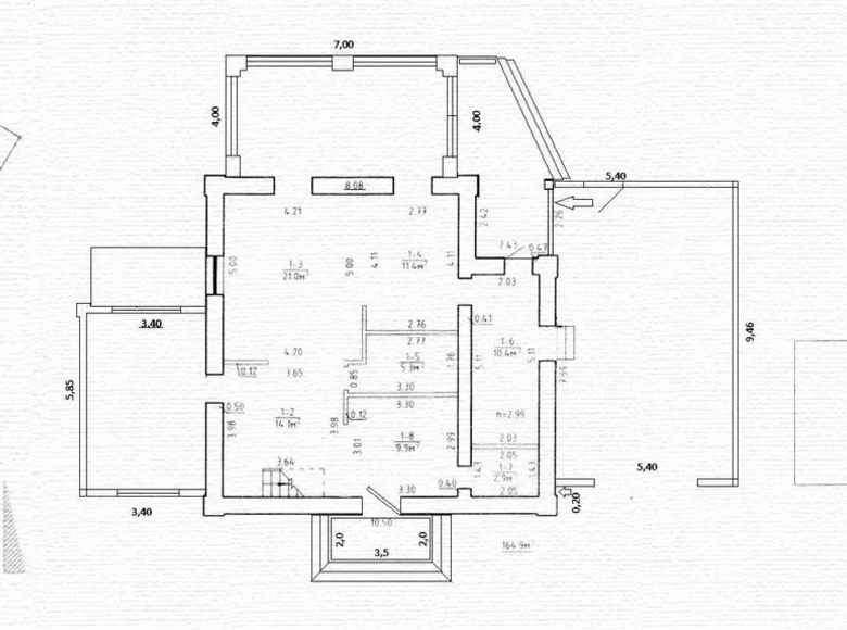 Ferienhaus 230 m² Kalodsischtschy, Weißrussland