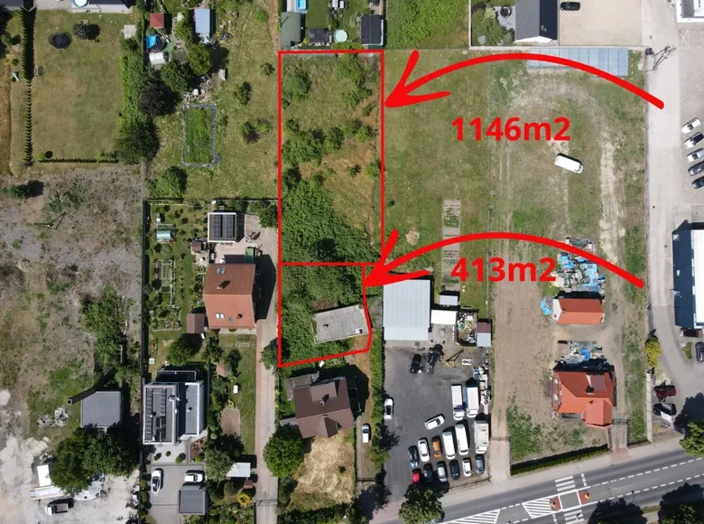 Земельные участки 1 559 м² Лешно, Польша