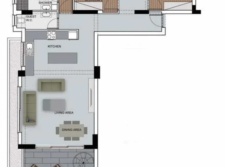 4 bedroom apartment 235 m² Limassol District, Cyprus