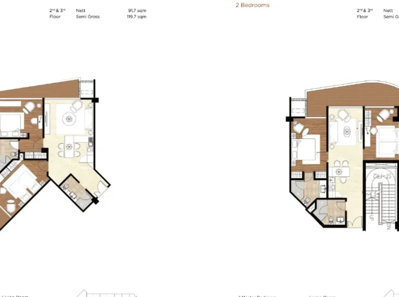 Wohnung 2 Schlafzimmer 108 m² Kuta, Indonesien