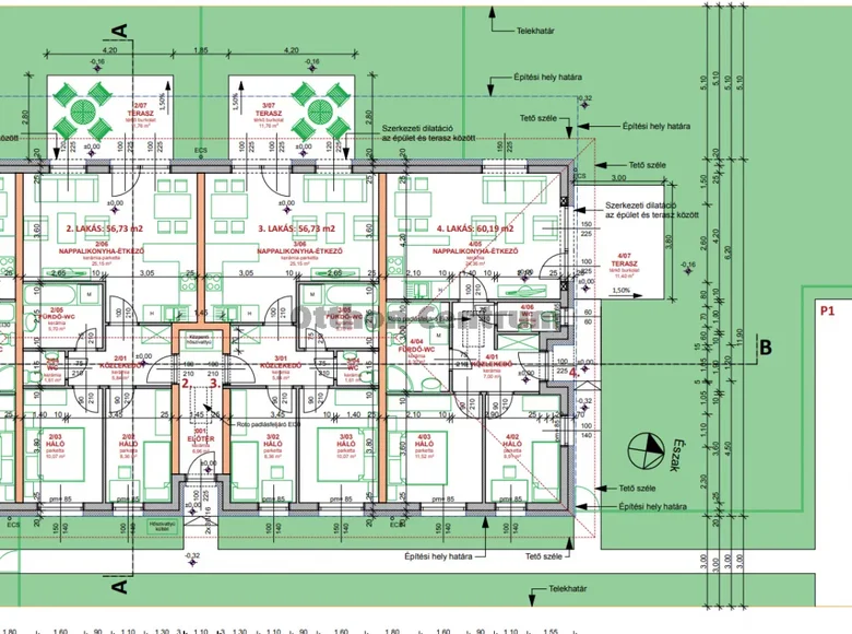 Apartamento 62 m² Hungría, Hungría