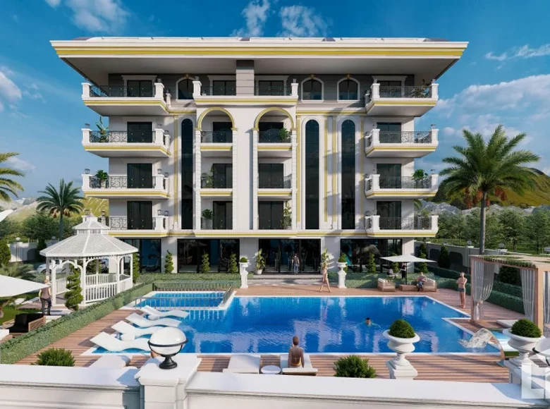 Квартира 3 комнаты 55 м² Алания, Турция